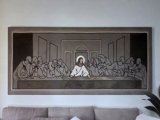 "A Minimalist Banquet" – Modern Rendition of The Last Supper